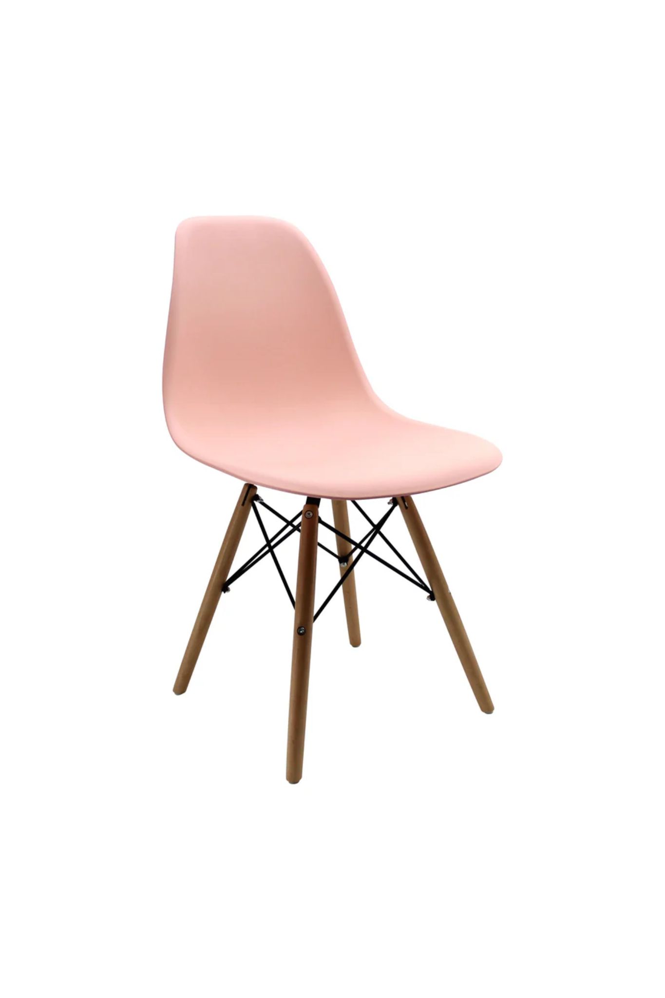 Silla DKR Tipo Eames Salmón