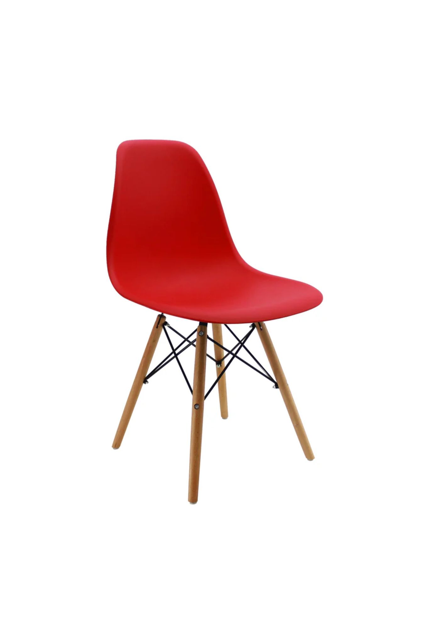 Silla DKR Tipo Eames Roja