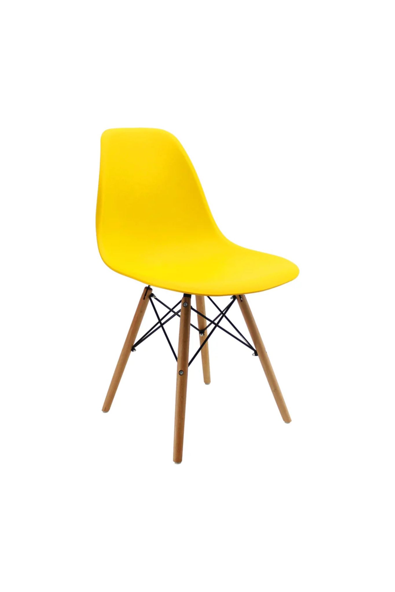 Silla DKR Tipo Eames Amarilla