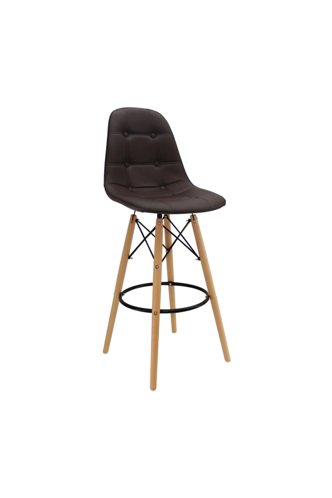Silla DKR Botones Bar Tipo Eames Café