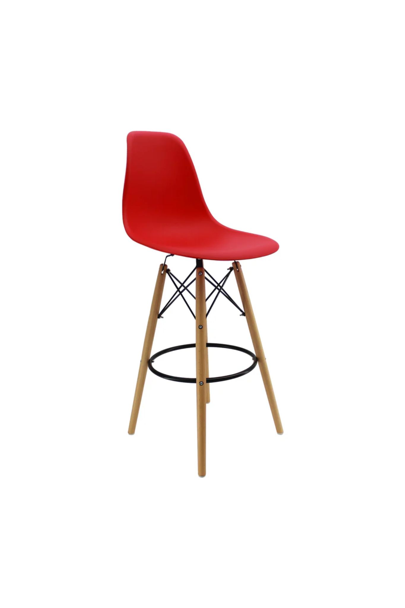 Butaco DKR Bar Tipo Eames Rojo