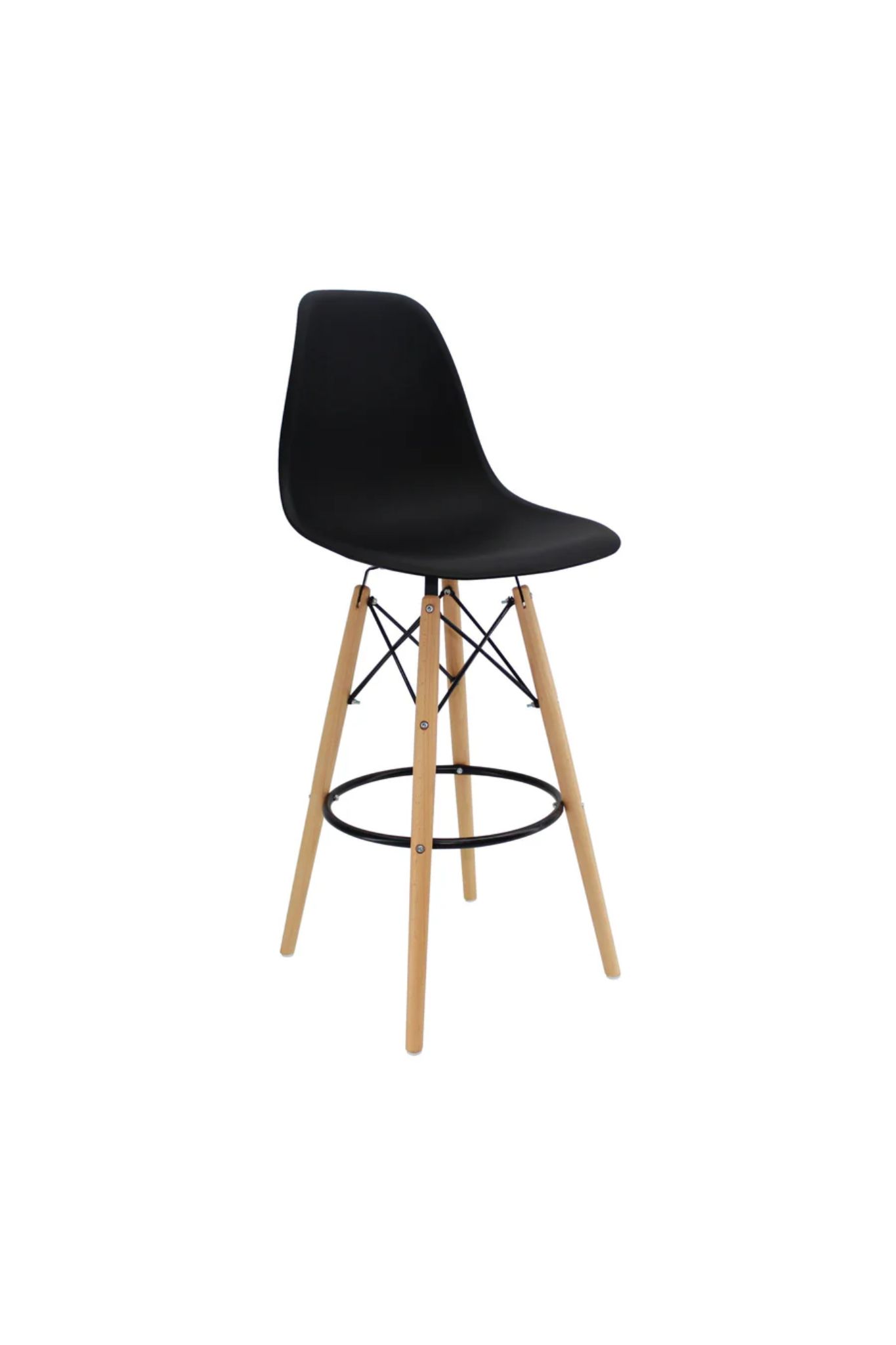 Butaco DKR Bar Tipo Eames Negro