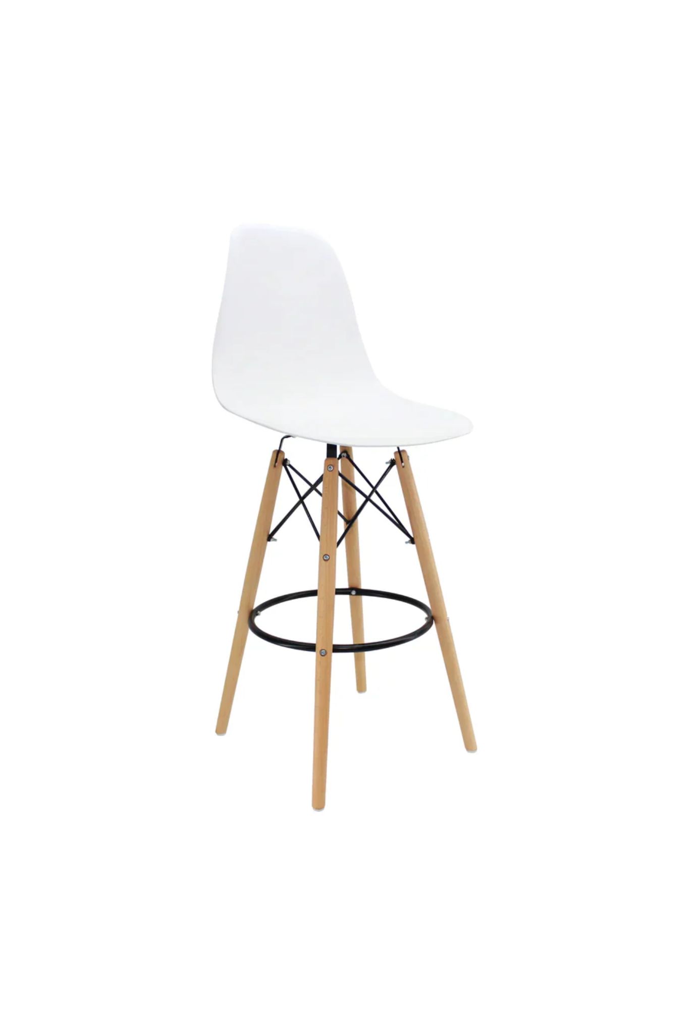 Butaco DKR Bar Tipo Eames Blanco