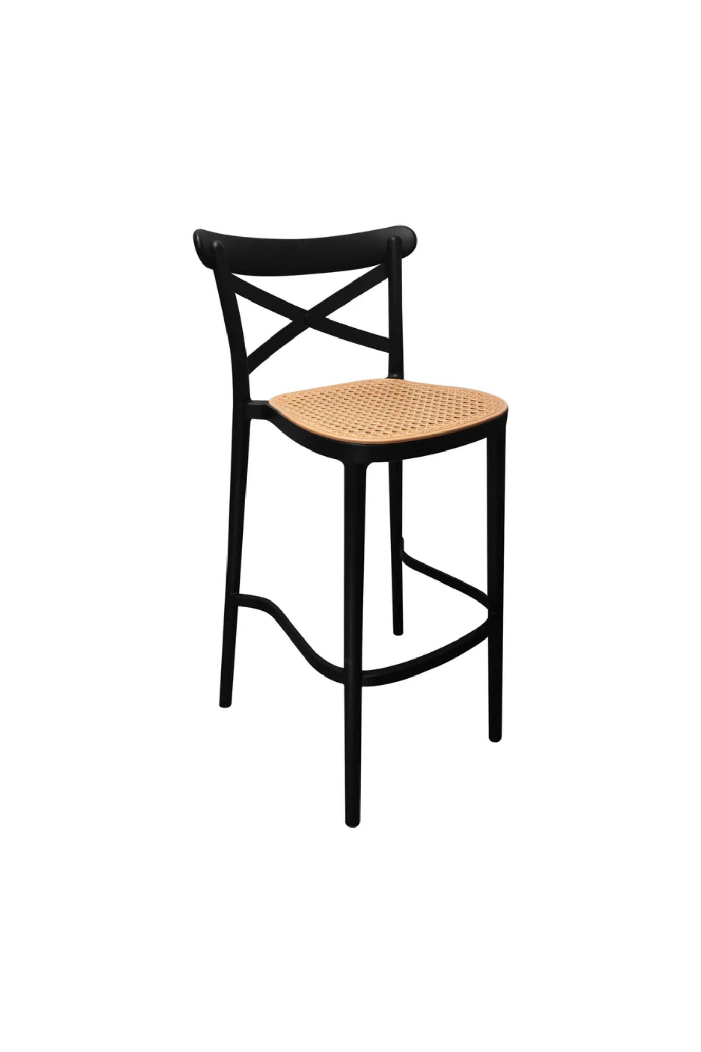 SILLA PLATS BARRA NEGRO